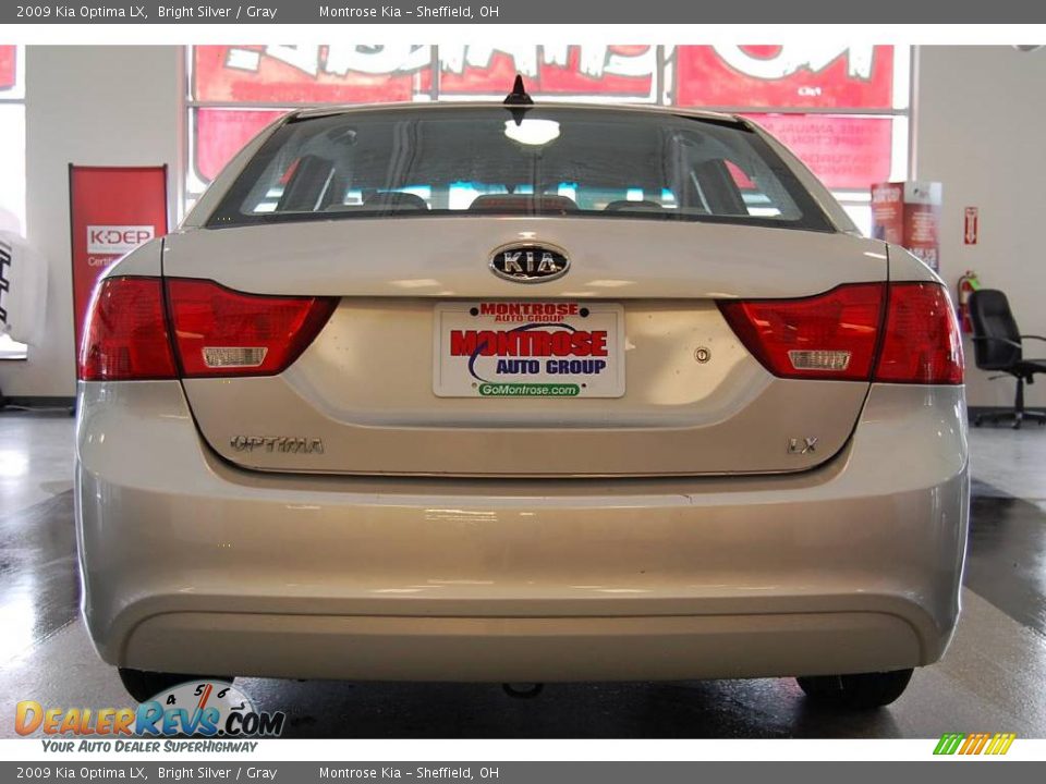 2009 Kia Optima LX Bright Silver / Gray Photo #7