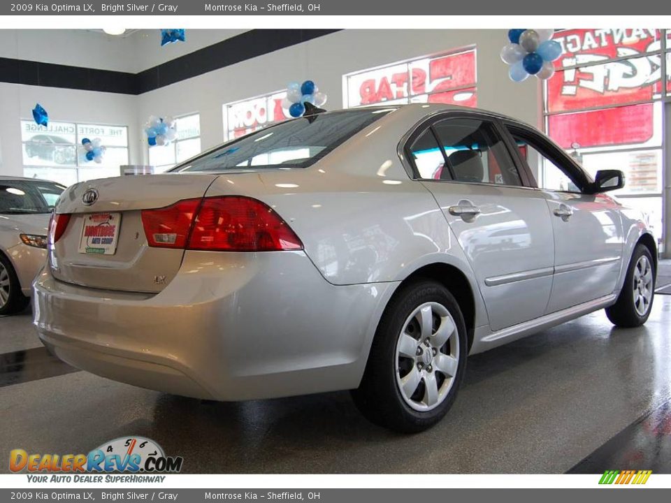 2009 Kia Optima LX Bright Silver / Gray Photo #8