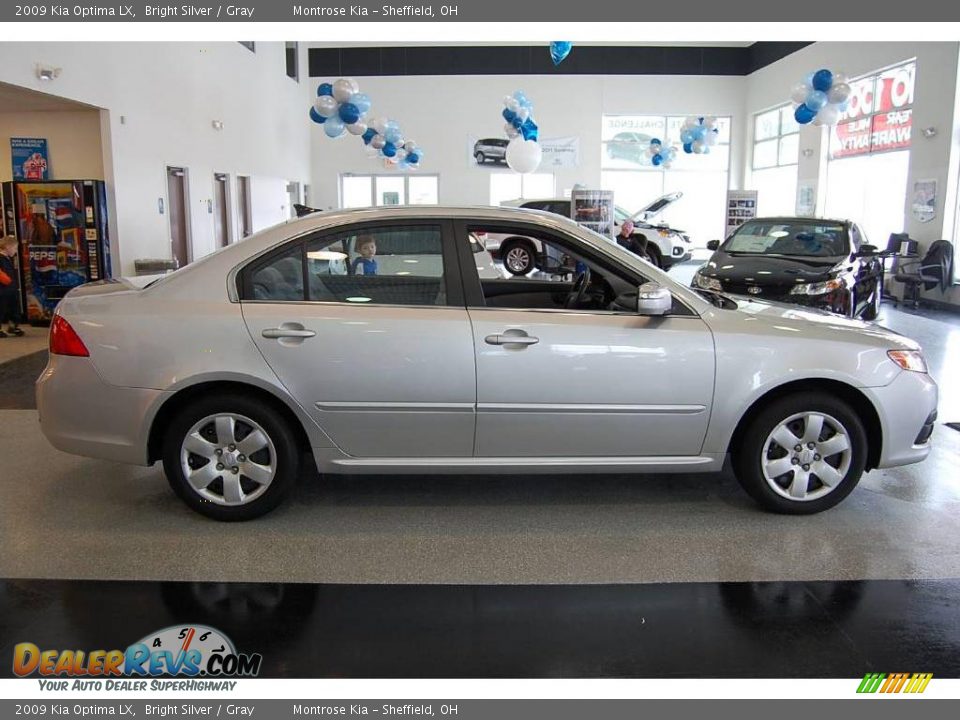2009 Kia Optima LX Bright Silver / Gray Photo #9