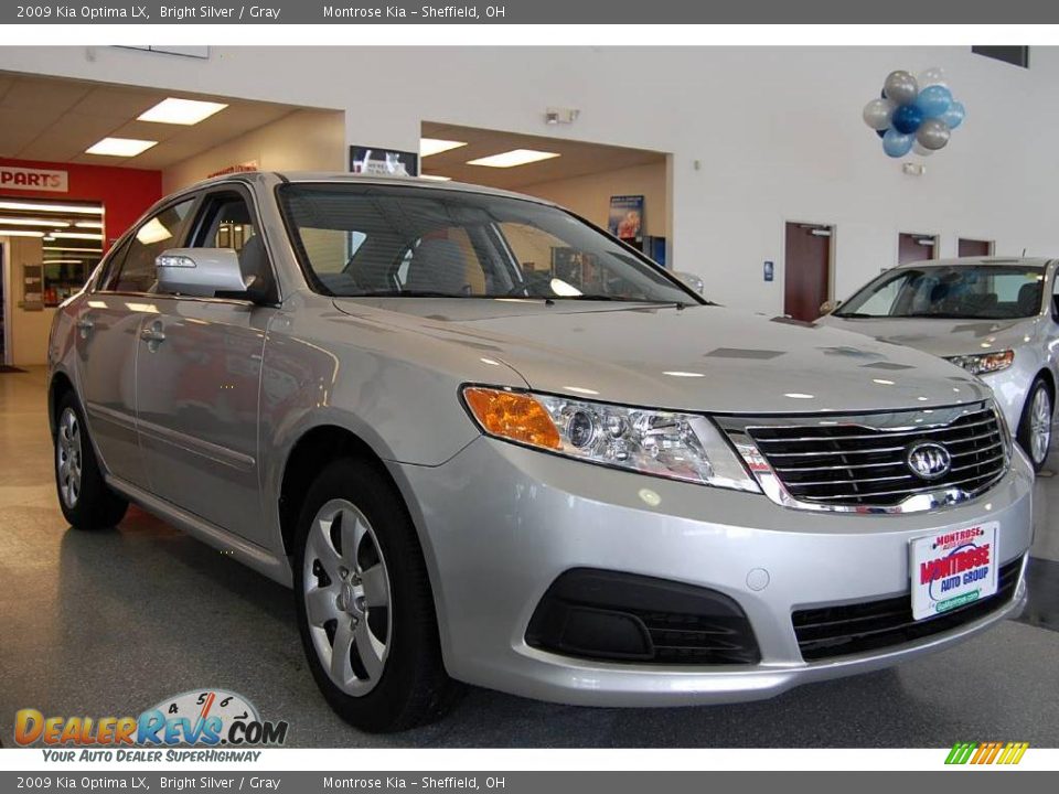 2009 Kia Optima LX Bright Silver / Gray Photo #10