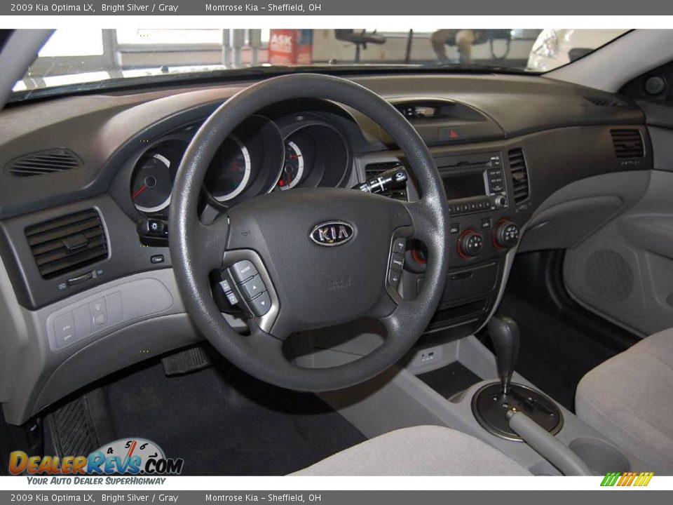 2009 Kia Optima LX Bright Silver / Gray Photo #14