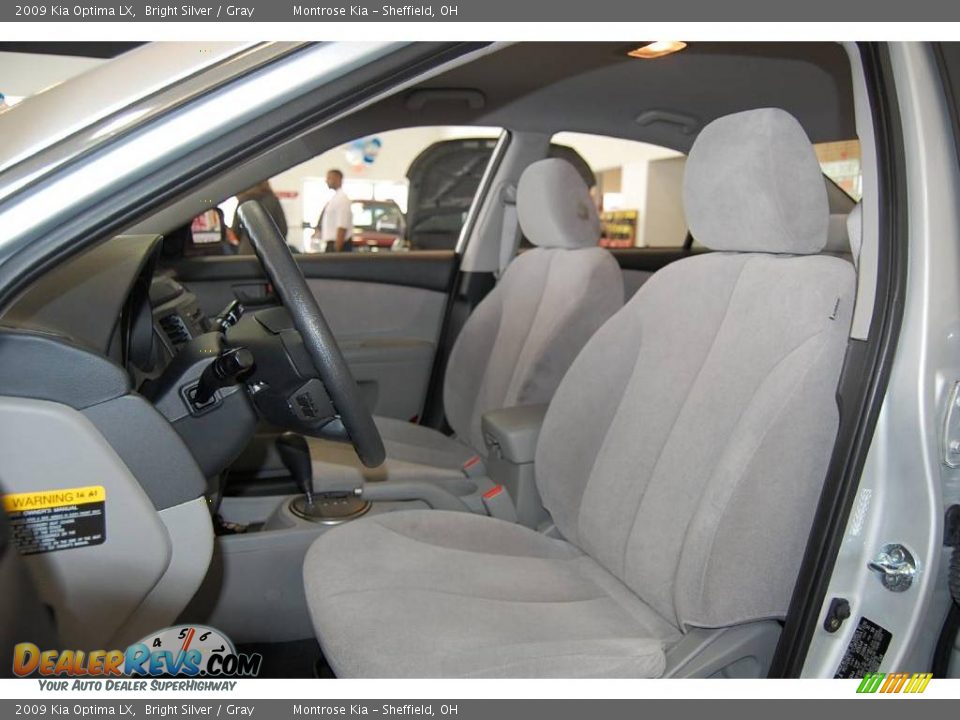 2009 Kia Optima LX Bright Silver / Gray Photo #16