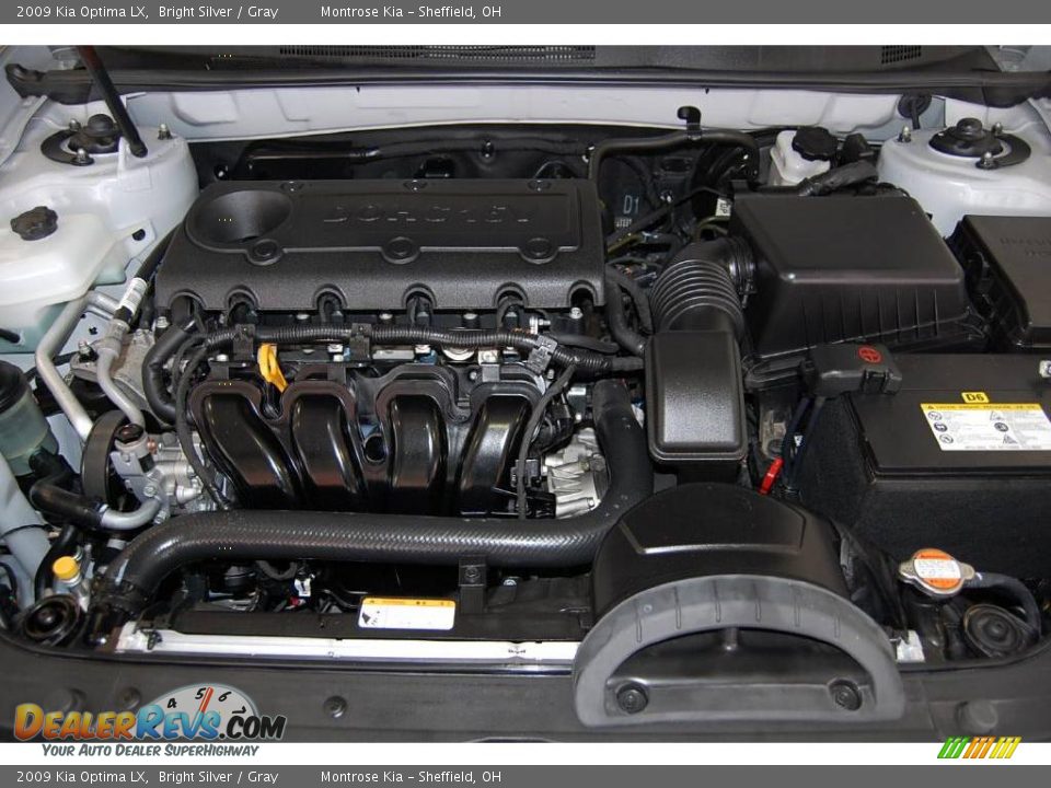 2009 Kia Optima LX Bright Silver / Gray Photo #24