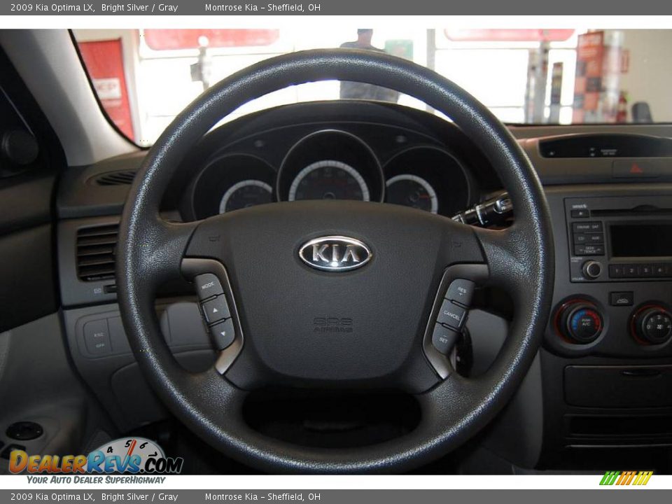 2009 Kia Optima LX Bright Silver / Gray Photo #34
