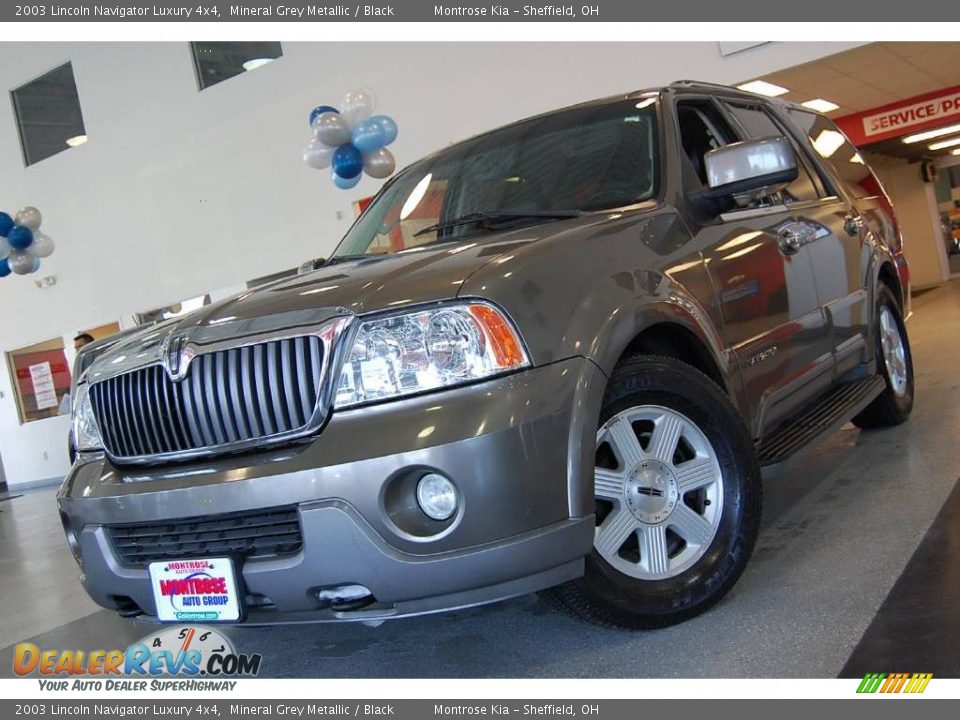 2003 Lincoln Navigator Luxury 4x4 Mineral Grey Metallic / Black Photo #2