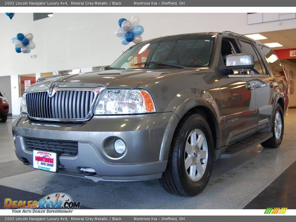 2003 Lincoln Navigator Luxury 4x4 Mineral Grey Metallic / Black Photo #3