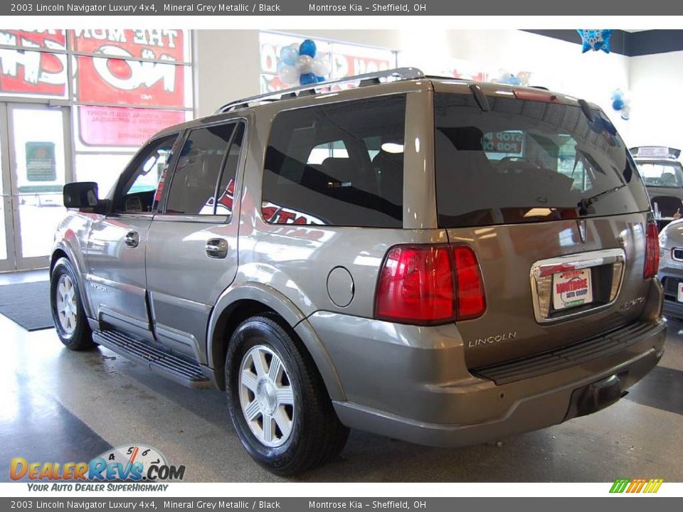 2003 Lincoln Navigator Luxury 4x4 Mineral Grey Metallic / Black Photo #5