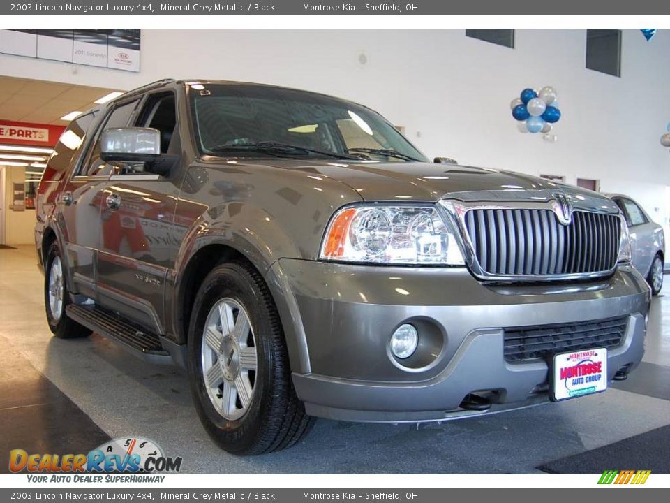 2003 Lincoln Navigator Luxury 4x4 Mineral Grey Metallic / Black Photo #10