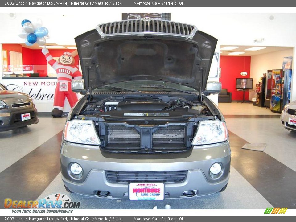 2003 Lincoln Navigator Luxury 4x4 Mineral Grey Metallic / Black Photo #34