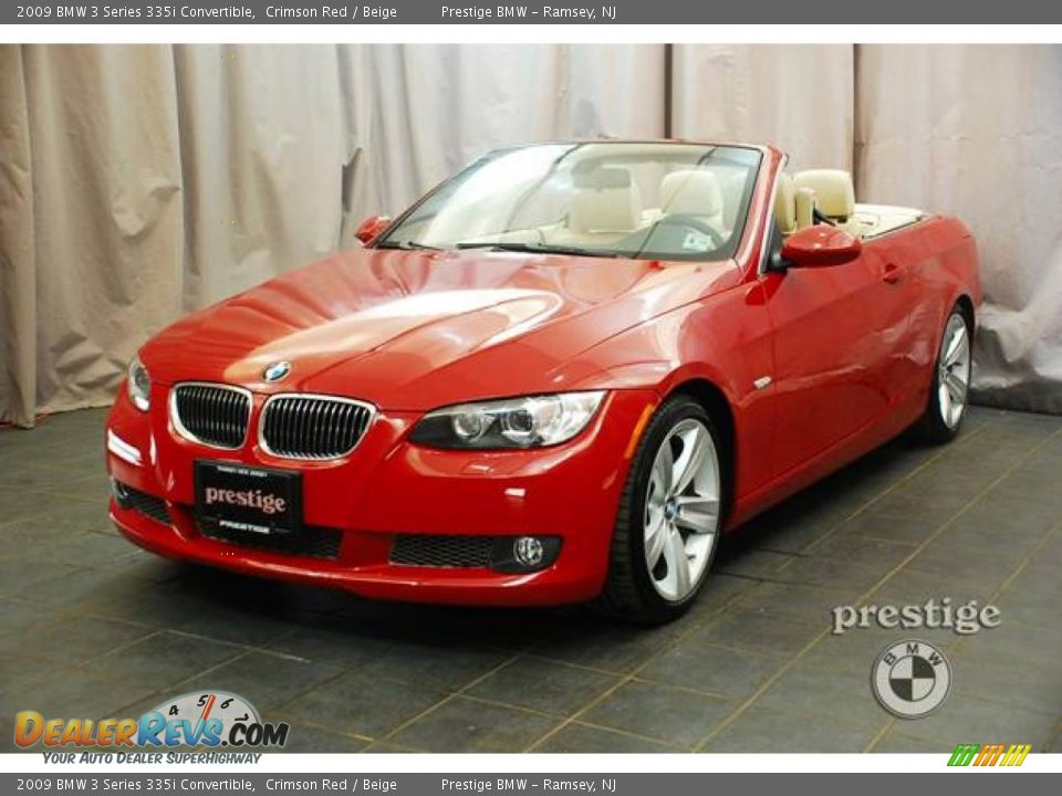 2009 BMW 3 Series 335i Convertible Crimson Red / Beige Photo #1