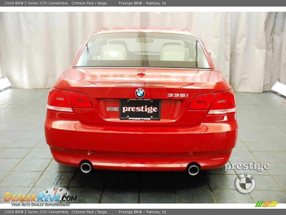 2009 BMW 3 Series 335i Convertible Crimson Red / Beige Photo #2