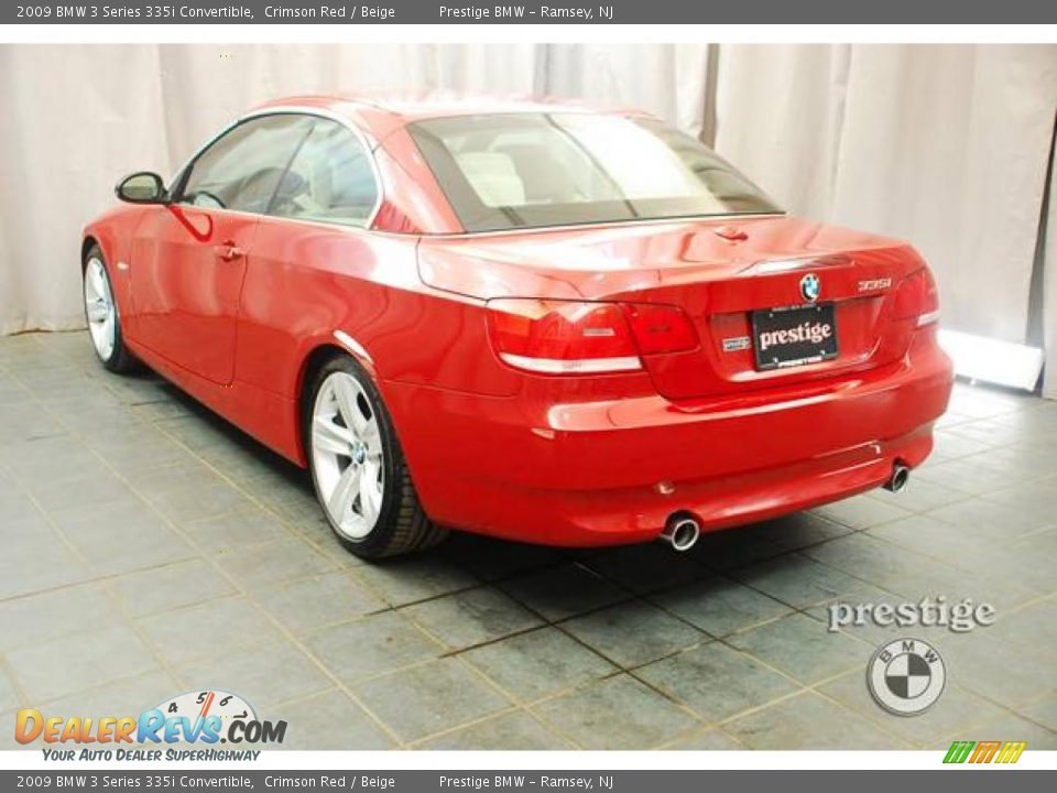 2009 BMW 3 Series 335i Convertible Crimson Red / Beige Photo #3