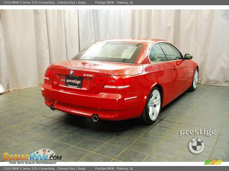 2009 BMW 3 Series 335i Convertible Crimson Red / Beige Photo #4