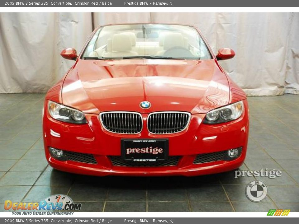 2009 BMW 3 Series 335i Convertible Crimson Red / Beige Photo #5