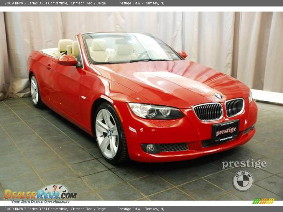 2009 BMW 3 Series 335i Convertible Crimson Red / Beige Photo #6