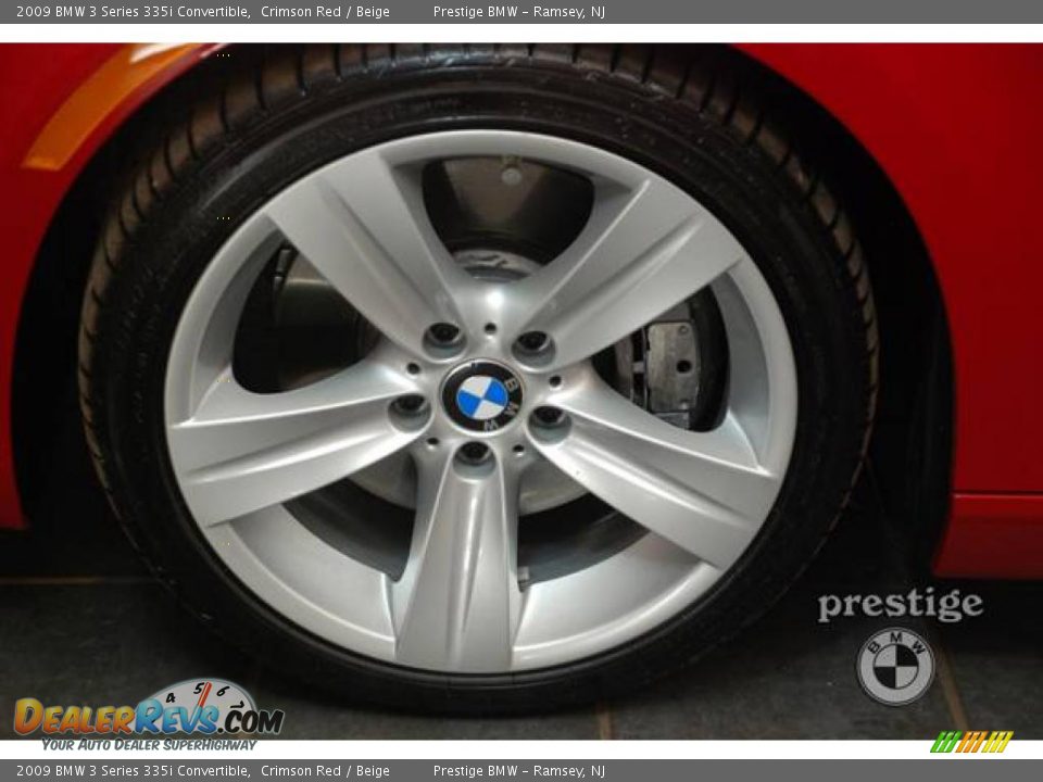 2009 BMW 3 Series 335i Convertible Crimson Red / Beige Photo #7