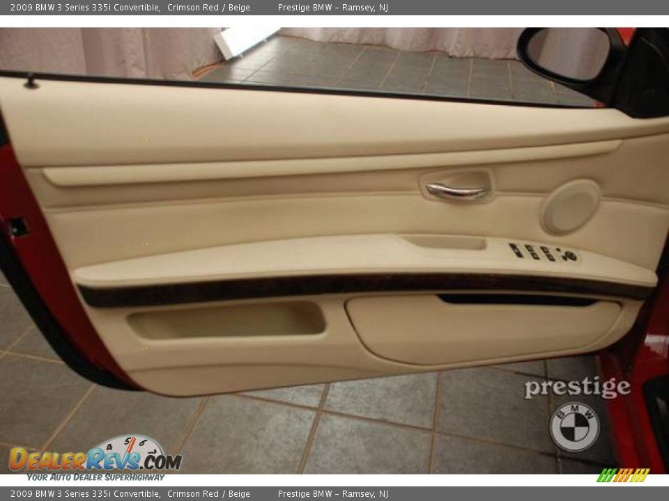 2009 BMW 3 Series 335i Convertible Crimson Red / Beige Photo #10
