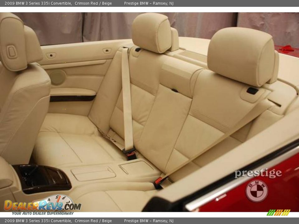 2009 BMW 3 Series 335i Convertible Crimson Red / Beige Photo #11