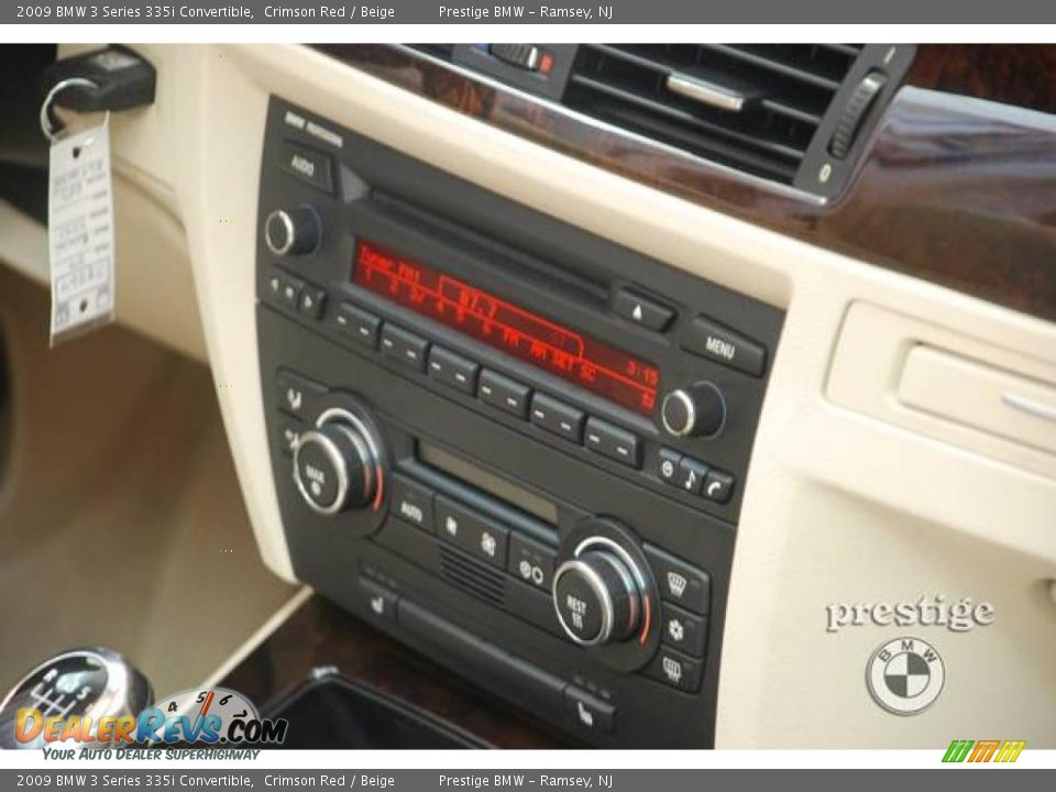 2009 BMW 3 Series 335i Convertible Crimson Red / Beige Photo #12