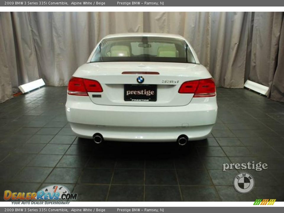 2009 BMW 3 Series 335i Convertible Alpine White / Beige Photo #2