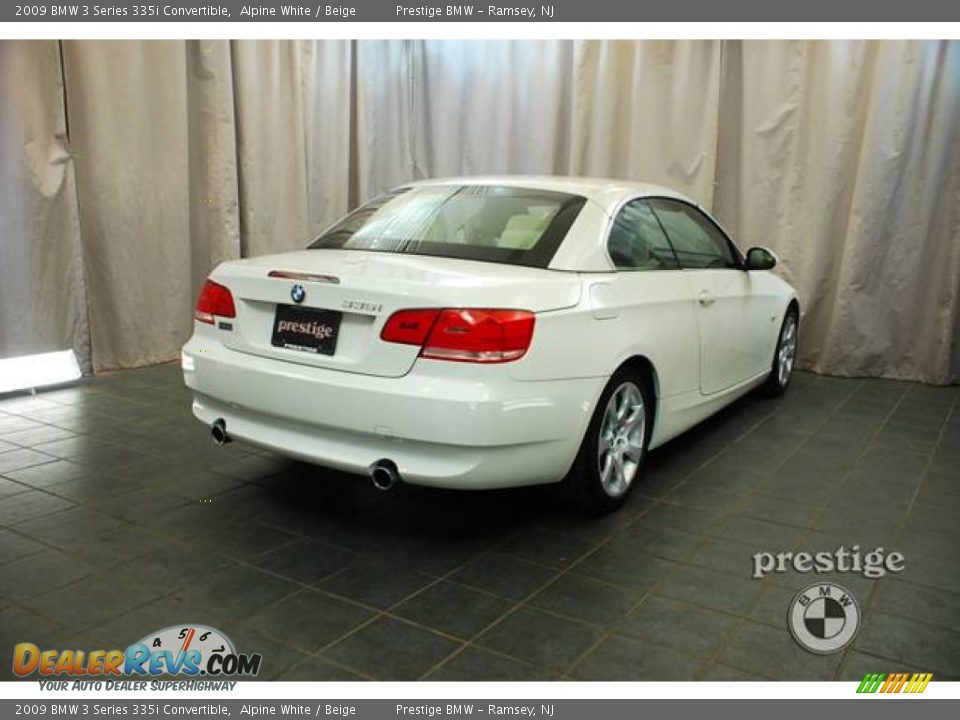2009 BMW 3 Series 335i Convertible Alpine White / Beige Photo #4