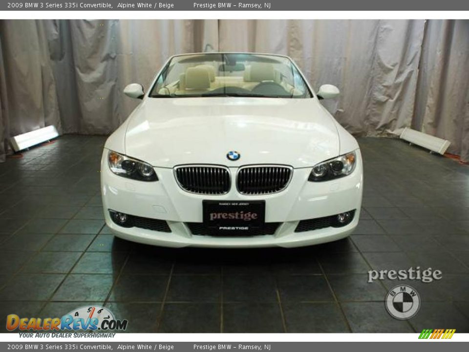 2009 BMW 3 Series 335i Convertible Alpine White / Beige Photo #5