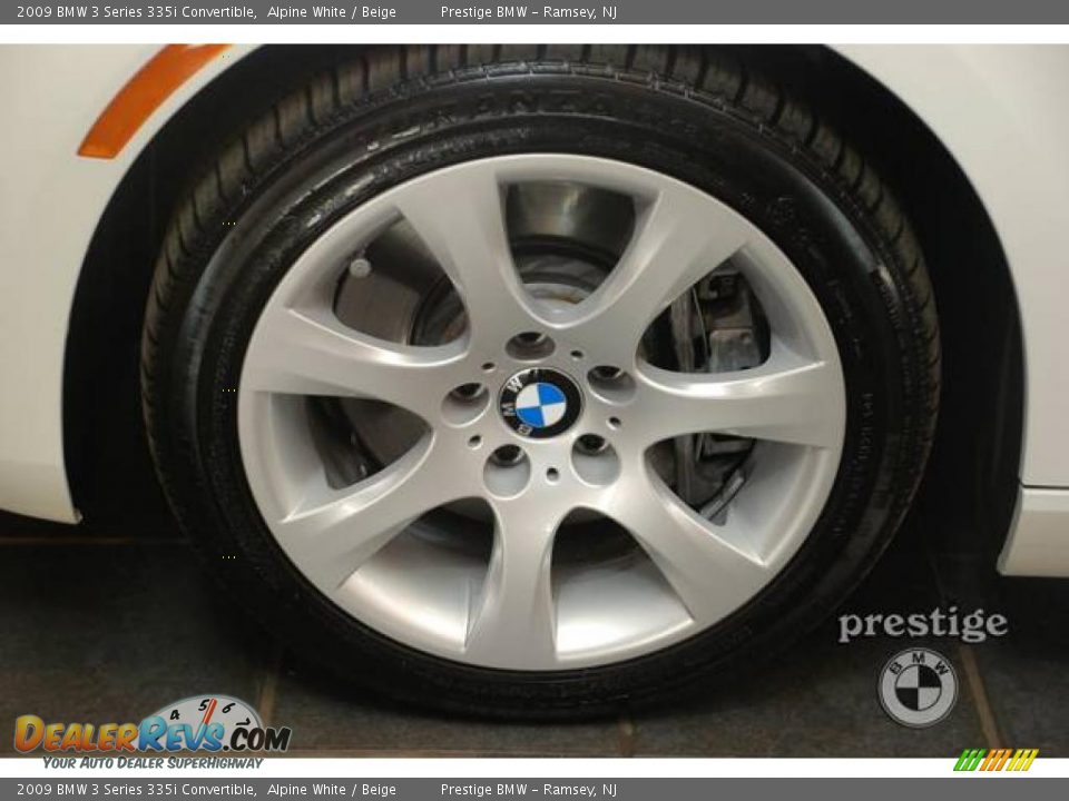 2009 BMW 3 Series 335i Convertible Alpine White / Beige Photo #7