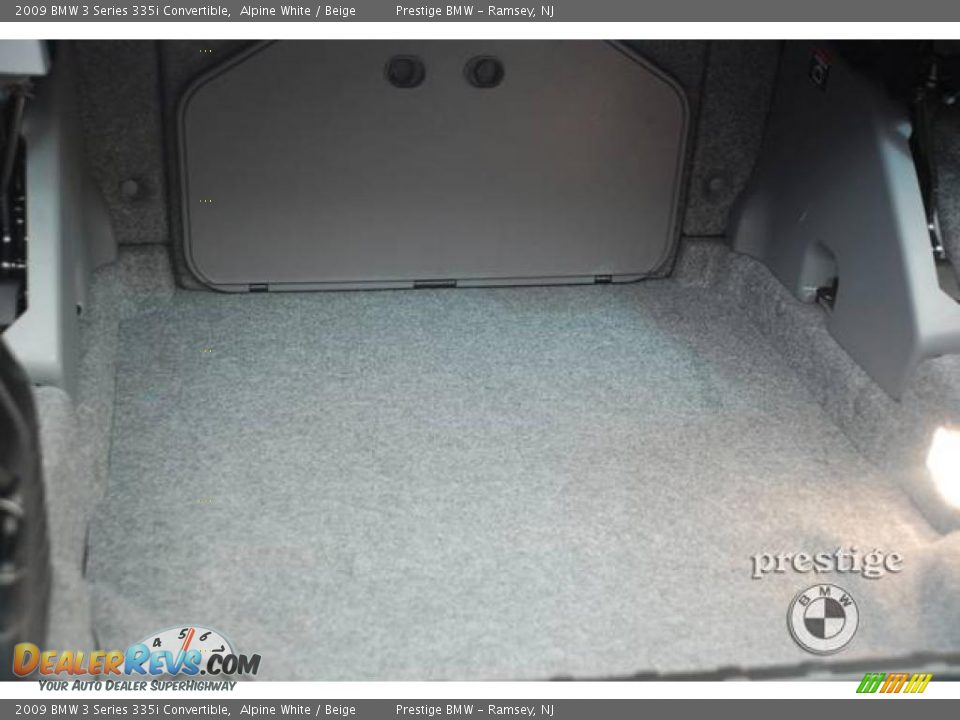 2009 BMW 3 Series 335i Convertible Alpine White / Beige Photo #8
