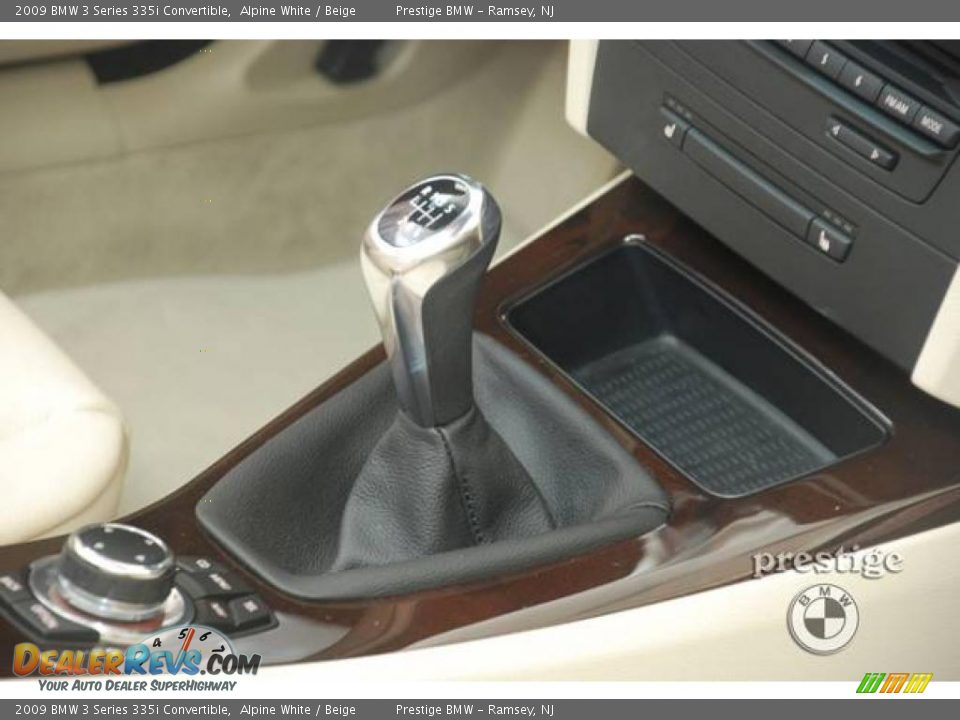 2009 BMW 3 Series 335i Convertible Alpine White / Beige Photo #14
