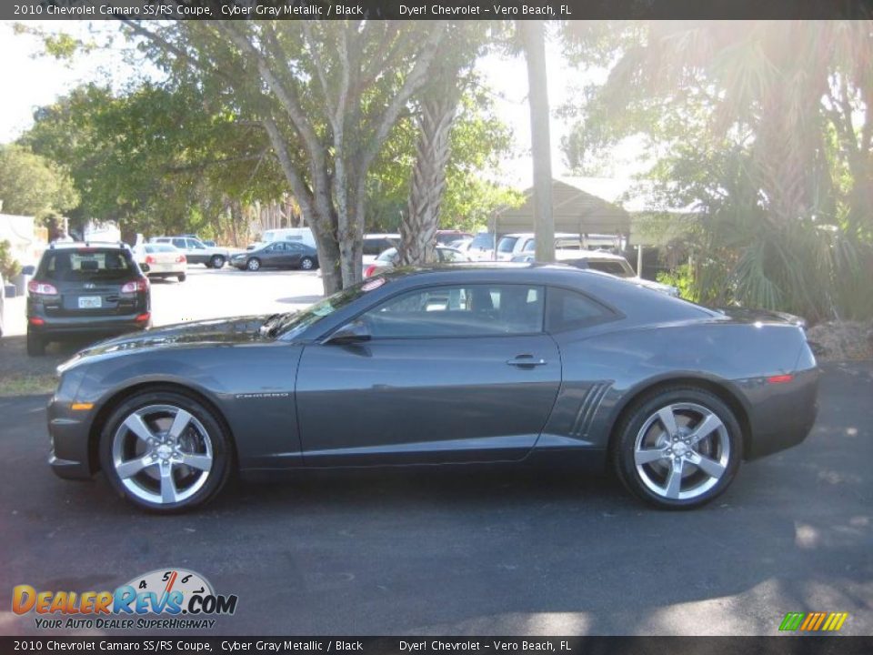 2010 Chevrolet Camaro SS/RS Coupe Cyber Gray Metallic / Black Photo #3