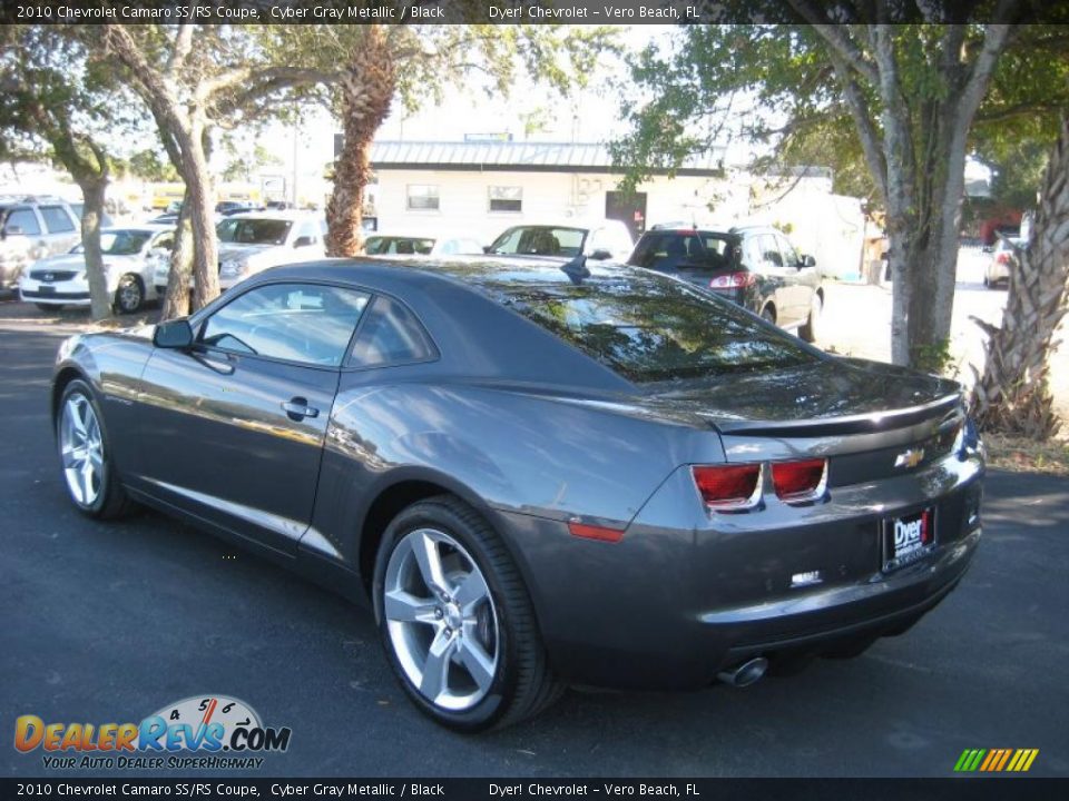 2010 Chevrolet Camaro SS/RS Coupe Cyber Gray Metallic / Black Photo #4
