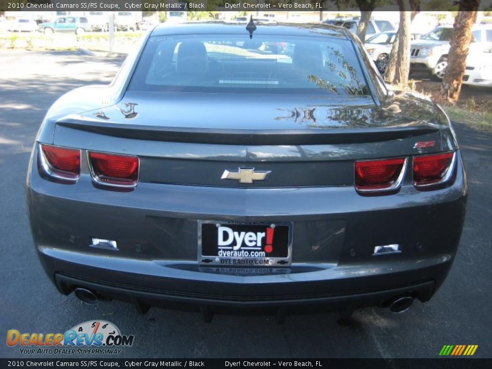 2010 Chevrolet Camaro SS/RS Coupe Cyber Gray Metallic / Black Photo #5