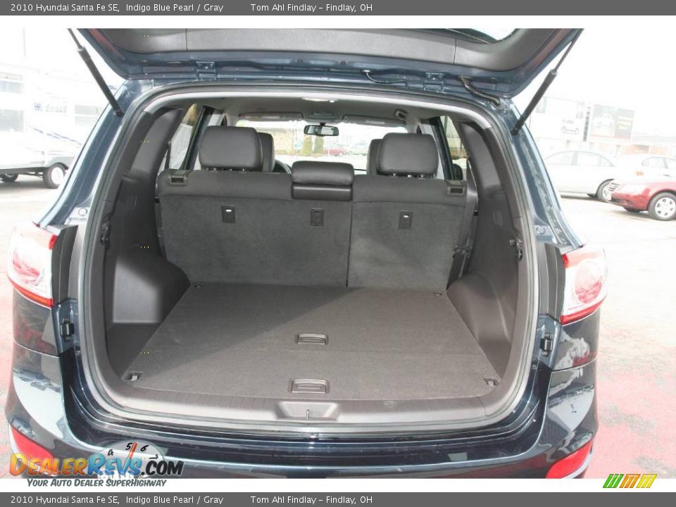 2010 Hyundai Santa Fe SE Indigo Blue Pearl / Gray Photo #14