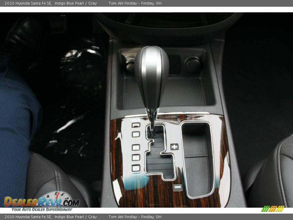 2010 Hyundai Santa Fe SE Indigo Blue Pearl / Gray Photo #15