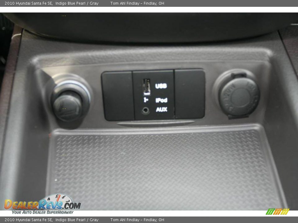 2010 Hyundai Santa Fe SE Indigo Blue Pearl / Gray Photo #18