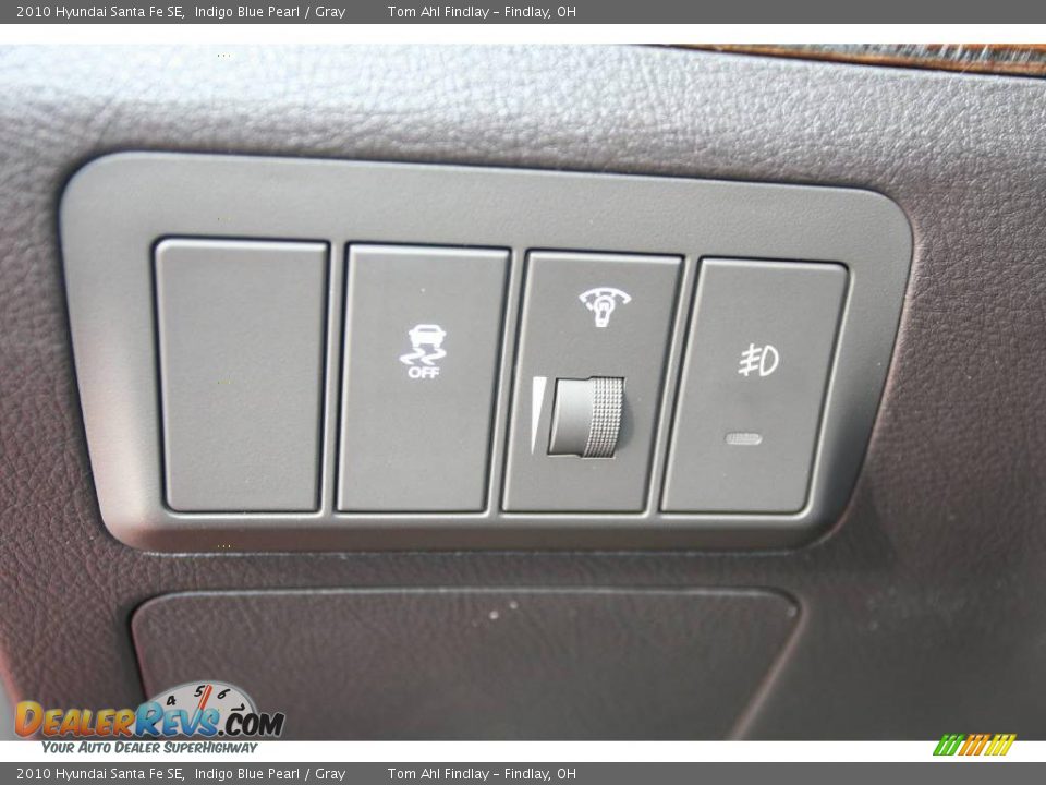 2010 Hyundai Santa Fe SE Indigo Blue Pearl / Gray Photo #19