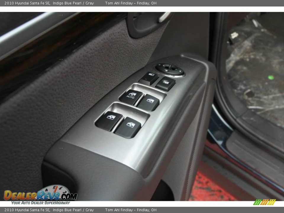 2010 Hyundai Santa Fe SE Indigo Blue Pearl / Gray Photo #20