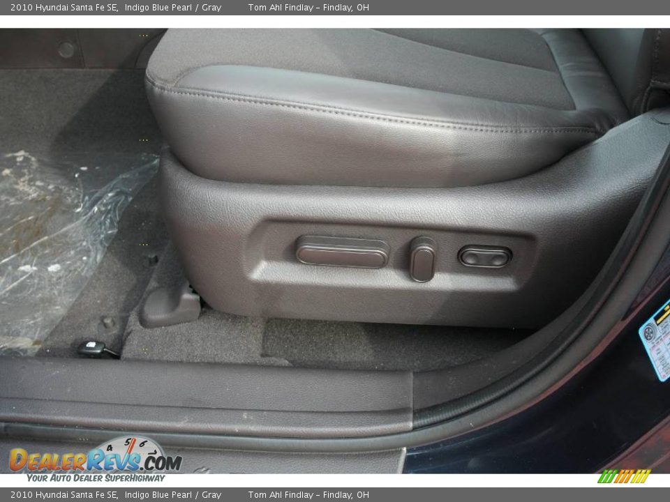 2010 Hyundai Santa Fe SE Indigo Blue Pearl / Gray Photo #21
