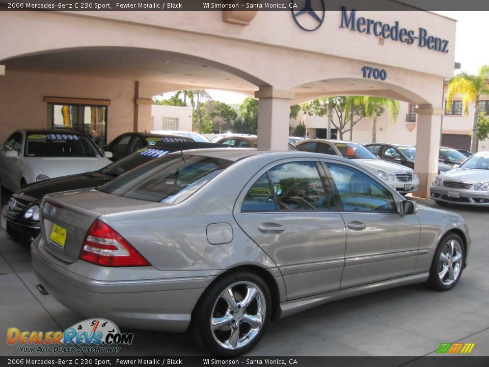 2006 Mercedes-Benz C 230 Sport Pewter Metallic / Black Photo #2