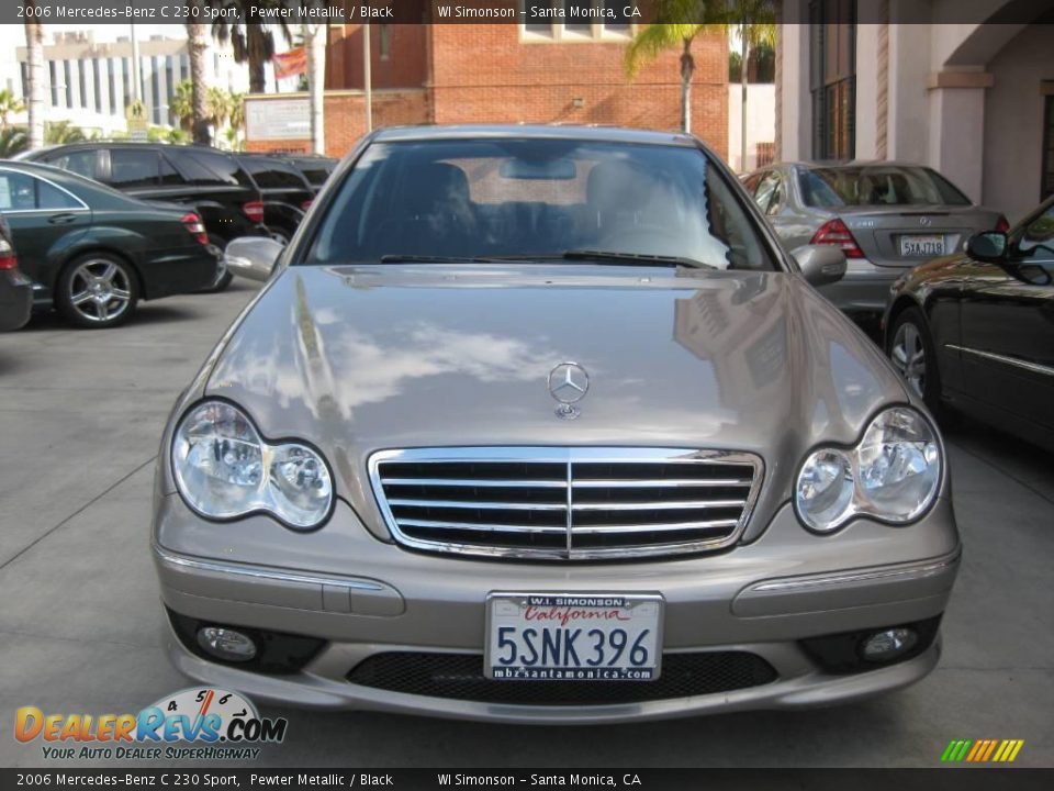 2006 Mercedes-Benz C 230 Sport Pewter Metallic / Black Photo #7