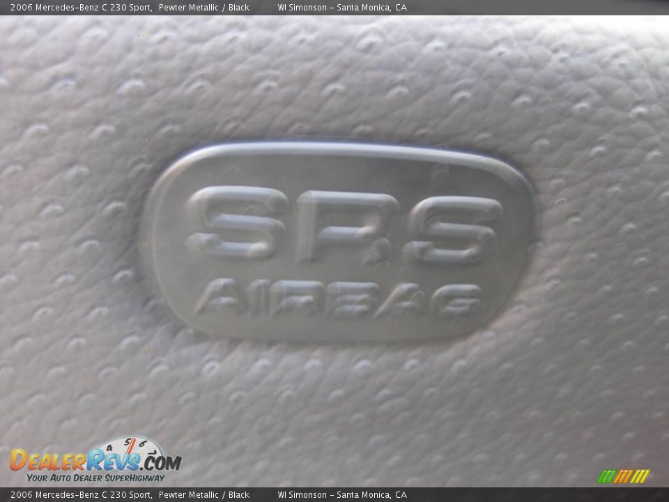 2006 Mercedes-Benz C 230 Sport Pewter Metallic / Black Photo #8