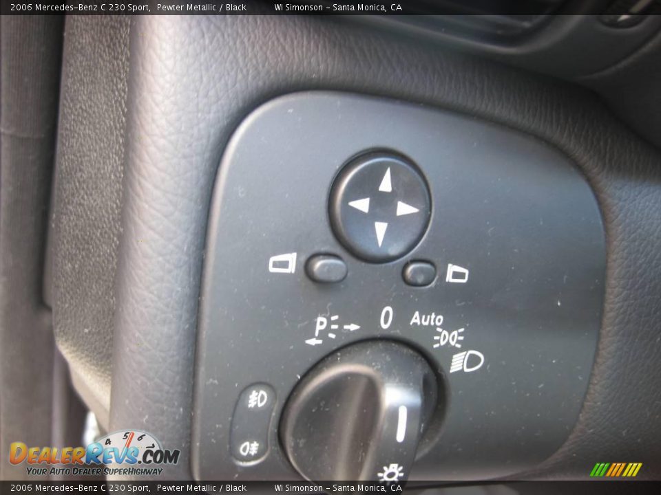 2006 Mercedes-Benz C 230 Sport Pewter Metallic / Black Photo #10