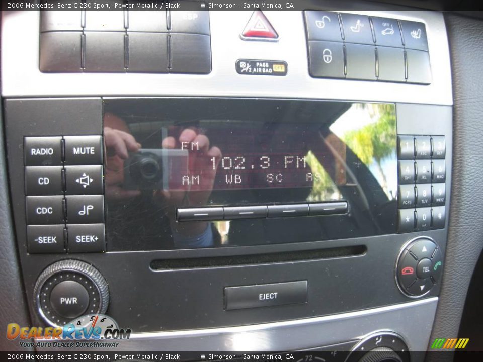 2006 Mercedes-Benz C 230 Sport Pewter Metallic / Black Photo #13