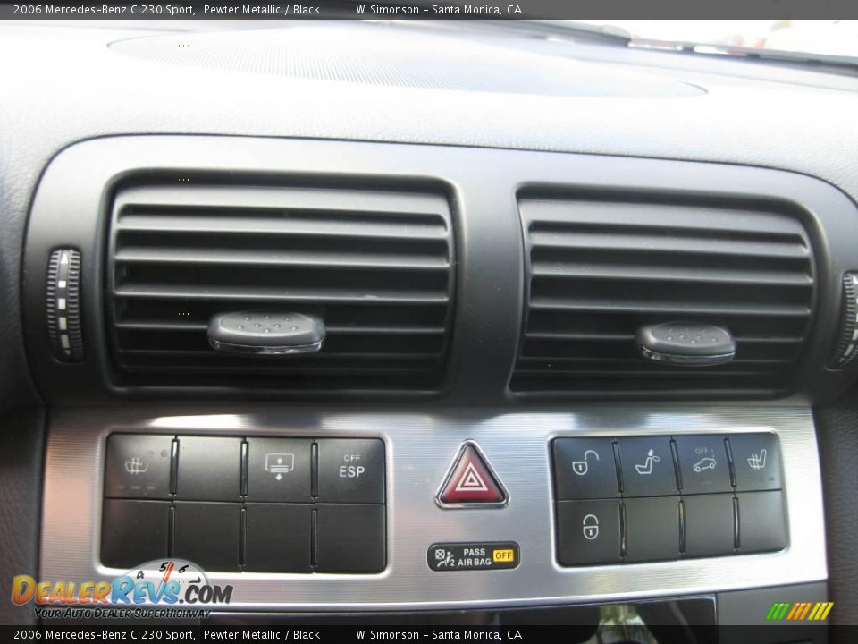 2006 Mercedes-Benz C 230 Sport Pewter Metallic / Black Photo #14