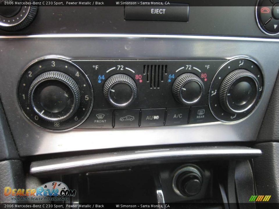 2006 Mercedes-Benz C 230 Sport Pewter Metallic / Black Photo #15
