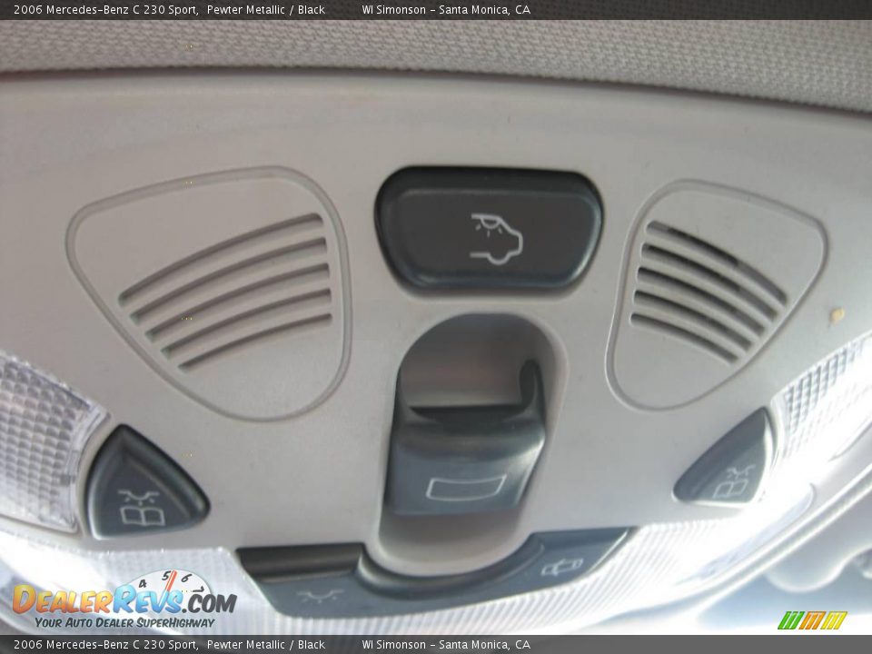 2006 Mercedes-Benz C 230 Sport Pewter Metallic / Black Photo #16