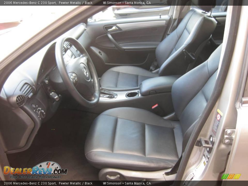 2006 Mercedes-Benz C 230 Sport Pewter Metallic / Black Photo #18