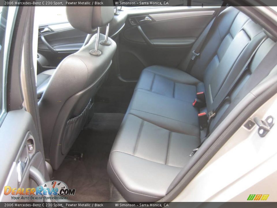 2006 Mercedes-Benz C 230 Sport Pewter Metallic / Black Photo #19