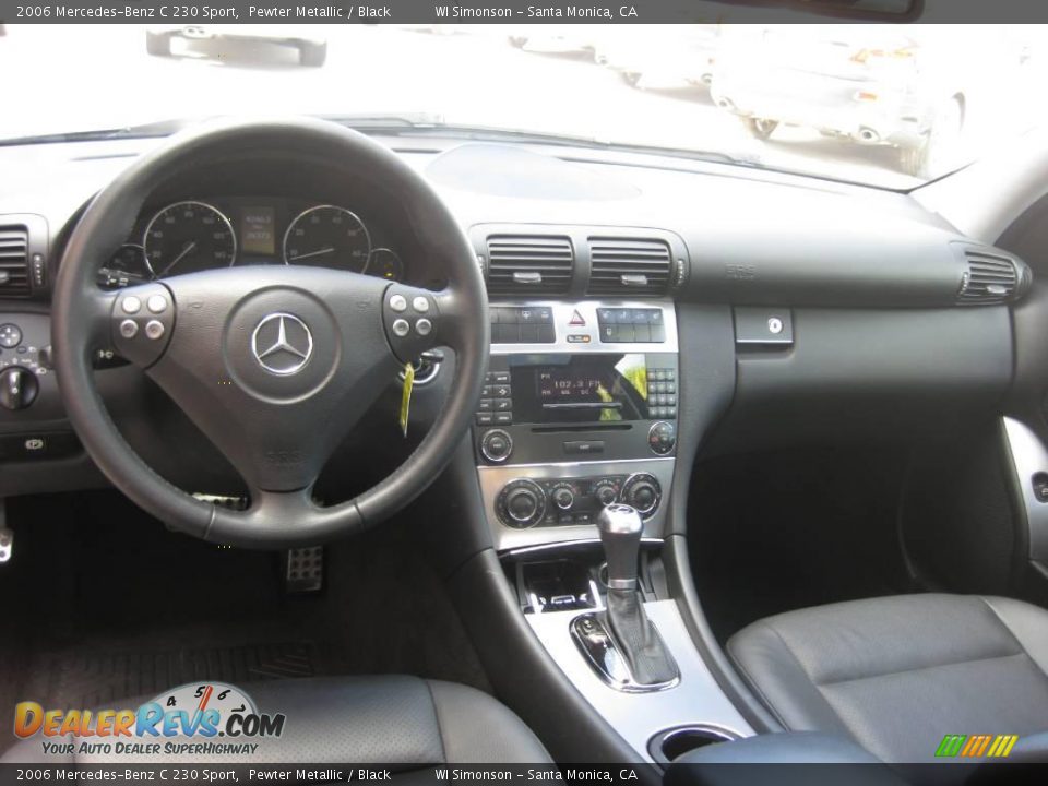 2006 Mercedes-Benz C 230 Sport Pewter Metallic / Black Photo #21