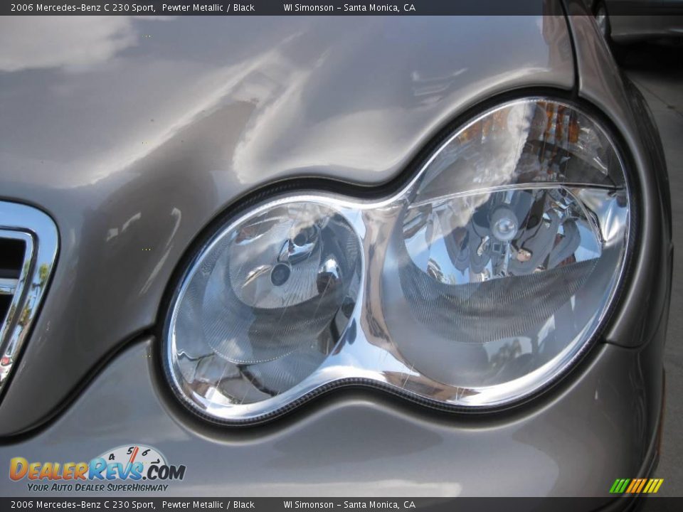 2006 Mercedes-Benz C 230 Sport Pewter Metallic / Black Photo #22